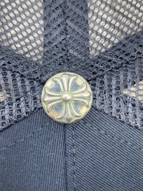 CHROME HEARTS（クロムハーツ）CHROME HEARTS (クロムハーツ) セメタリークロストラッカーキャップ ブラック サイズ:53-60の古着・服飾アイテム
