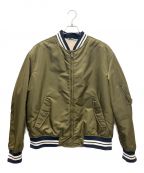 VALENTINOヴァレンティノ）の古着「MA-1 ボアジャケット」｜カーキ