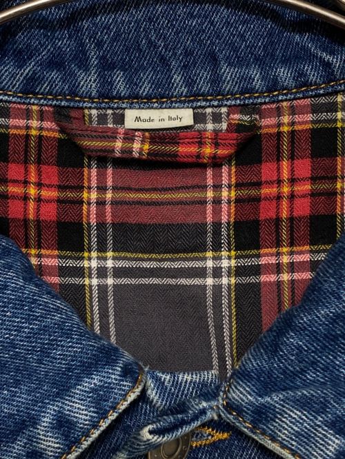 GUCCI（グッチ）GUCCI (グッチ) グッチパッチデニムジャケット インディゴ サイズ:50の古着・服飾アイテム