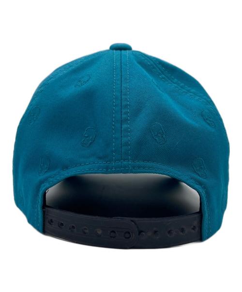 lucien pellat-finet（ルシアン・ペラフィネ）lucien pellat-finet (ルシアン・ペラフィネ) スカルコットンキャップ ターコイズブルー サイズ:フリー(56cm～58cm)の古着・服飾アイテム