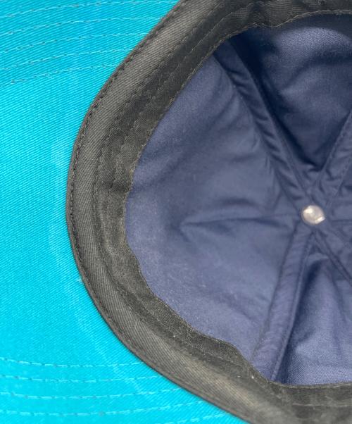 lucien pellat-finet（ルシアン・ペラフィネ）lucien pellat-finet (ルシアン・ペラフィネ) スカルコットンキャップ ターコイズブルー サイズ:フリー(56cm～58cm)の古着・服飾アイテム