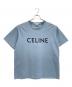 CELINE（セリーヌ）の古着「CELINE ロゴ カットソー」｜スカイブルー