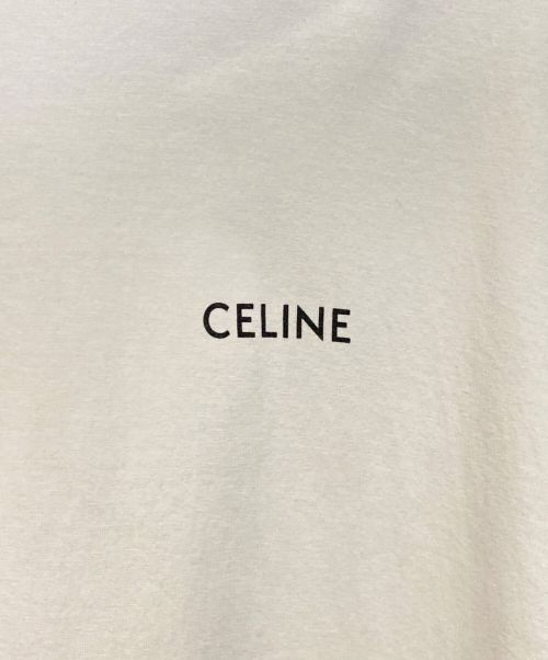 CELINE（セリーヌ）CELINE (セリーヌ) ロゴカットソー ホワイト サイズ:Lの古着・服飾アイテム