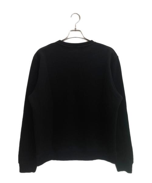LOEWE（ロエベ）LOEWE (ロエベ) ロゴエンブロダイリー クルーネックスウェット ブラック サイズ:XLの古着・服飾アイテム