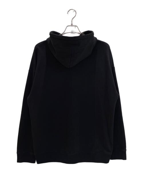LOEWE（ロエベ）LOEWE (ロエベ) アナグラム レザーパッチ パーカー ブラック サイズ:Lの古着・服飾アイテム