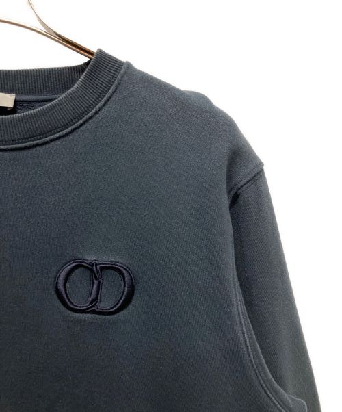 Christian Dior（クリスチャン ディオール）Christian Dior (クリスチャン ディオール) CDロゴエンブロダイリースウェット ネイビー サイズ:XLの古着・服飾アイテム