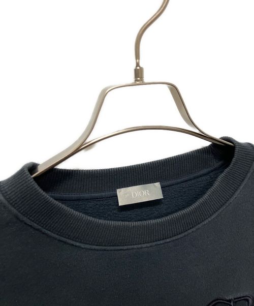 Christian Dior（クリスチャン ディオール）Christian Dior (クリスチャン ディオール) CDロゴエンブロダイリースウェット ネイビー サイズ:XLの古着・服飾アイテム