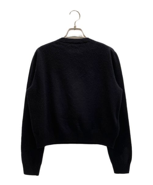 PRADA（プラダ）PRADA (プラダ) カシミアxウール セーター ブラック サイズ:36の古着・服飾アイテム