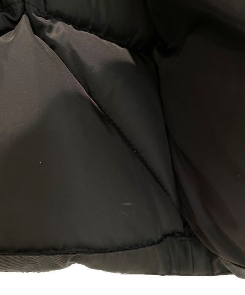 PRADA（プラダ）PRADA (プラダ) シャイニーキルティングナイロン ダウンジャケット ブラック サイズ:36の古着・服飾アイテム