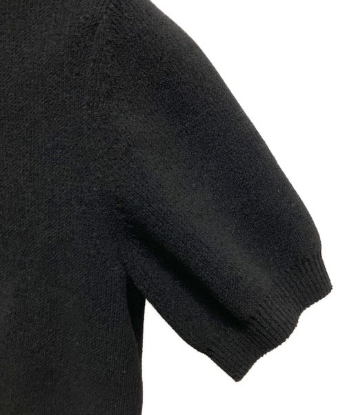ALEXANDER WANG（アレキサンダー・ワン）ALEXANDER WANG (アレキサンダーワン) クロップド ニットトップ ブラック サイズ:XSの古着・服飾アイテム