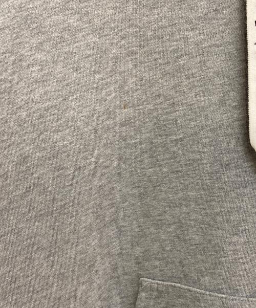 CELINE（セリーヌ）CELINE (セリーヌ) Logo drawstring pullover hoodie（ロゴドローストリングプルオーバーフーディ） グレー サイズ:XSの古着・服飾アイテム