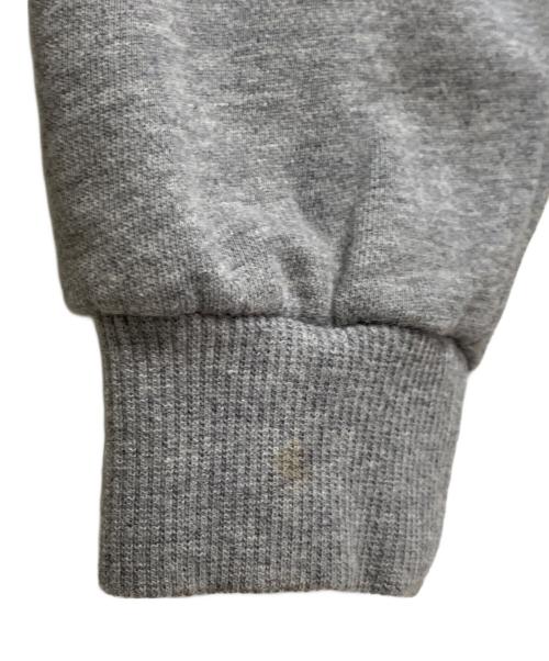 CELINE（セリーヌ）CELINE (セリーヌ) Logo drawstring pullover hoodie（ロゴドローストリングプルオーバーフーディ） グレー サイズ:XSの古着・服飾アイテム