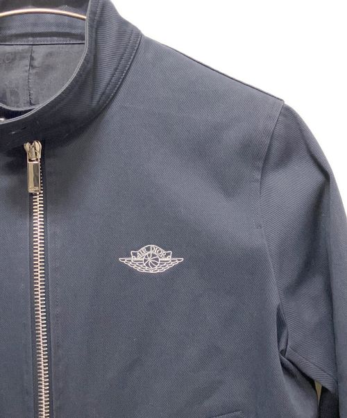 Dior（ディオール）Dior (ディオール) NIKE JORDAN (ナイキ ジョーダン) Bomber Jacket ネイビー サイズ:44の古着・服飾アイテム