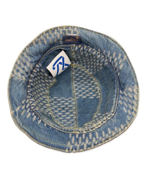LOUIS VUITTON（ルイ ヴィトン）LOUIS VUITTON (ルイ ヴィトン) ボネ ダミエ ジャイアント ウェーブ モノグラム インディゴ サイズ:Lの古着・服飾アイテム