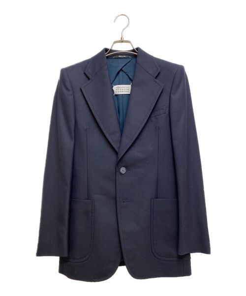 Maison Margiela（メゾンマルジェラ）Maison Margiela (メゾンマルジェラ) シングルブレストウールテーラードジャケット ネイビー サイズ:40の古着・服飾アイテム