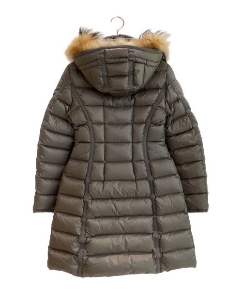 MONCLER（モンクレール）MONCLER (モンクレール) HERMIFUR/ダウン コート ライトグレーの古着・服飾アイテム