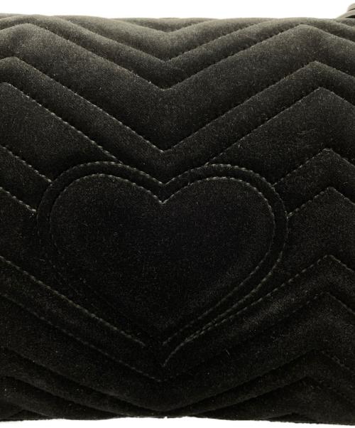 GUCCI（グッチ）GUCCI (グッチ) GGMARMONT LOVEDショルダーバッグ ブラック サイズ:‐の古着・服飾アイテム
