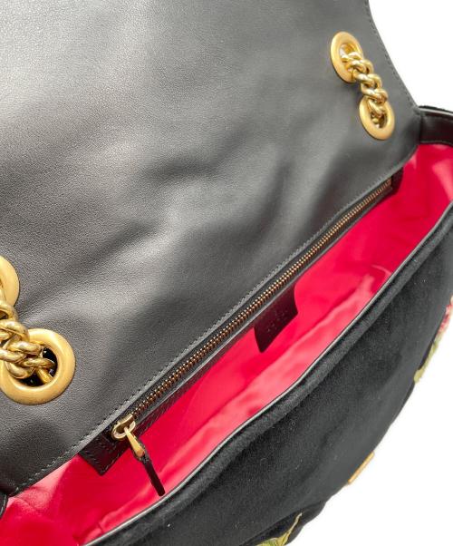 GUCCI（グッチ）GUCCI (グッチ) GGMARMONT LOVEDショルダーバッグ ブラック サイズ:‐の古着・服飾アイテム