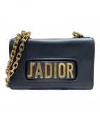 Christian Diorクリスチャン ディオール）の古着「Mini Flap Bag/ショルダー バッグ」｜ブラック×ゴールド