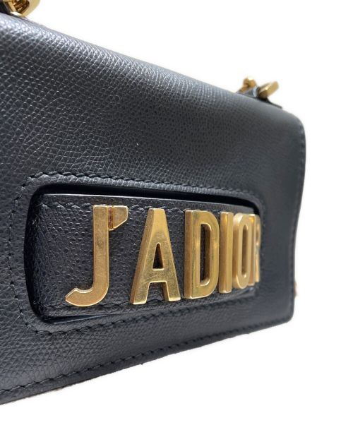 Christian Dior（クリスチャン ディオール）Christian Dior (クリスチャン ディオール) Mini Flap Bag/ショルダー バッグ ブラック×ゴールドの古着・服飾アイテム