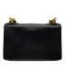 Christian Dior (クリスチャン ディオール) Mini Flap Bag/ショルダー バッグ ブラック×ゴールド：140000円
