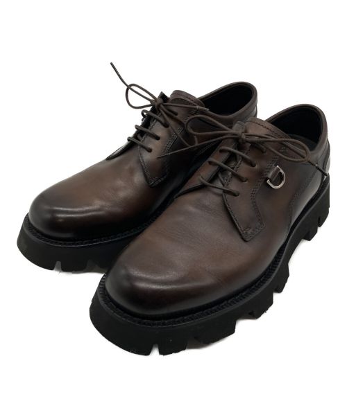 Berluti（ベルルッティ）Berluti (ベルルッティ) ツイストレザーダービーシューズ ブラウン サイズ:8 1/2の古着・服飾アイテム