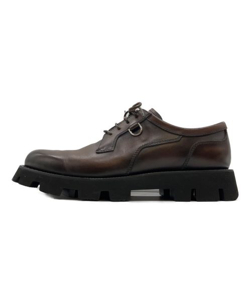 Berluti（ベルルッティ）Berluti (ベルルッティ) ツイストレザーダービーシューズ ブラウン サイズ:8 1/2の古着・服飾アイテム