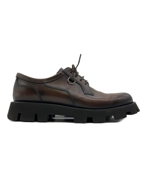 Berluti（ベルルッティ）Berluti (ベルルッティ) ツイストレザーダービーシューズ ブラウン サイズ:8 1/2の古着・服飾アイテム