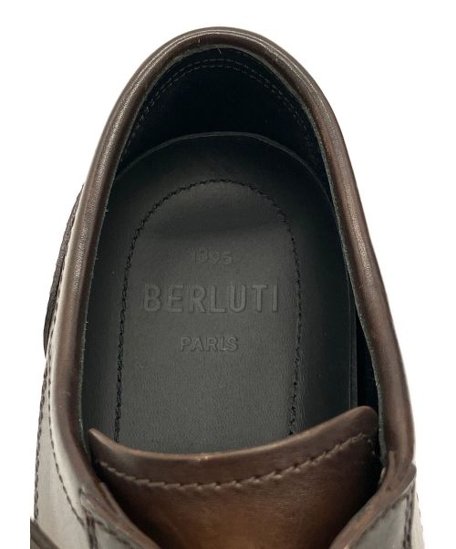 Berluti（ベルルッティ）Berluti (ベルルッティ) ツイストレザーダービーシューズ ブラウン サイズ:8 1/2の古着・服飾アイテム