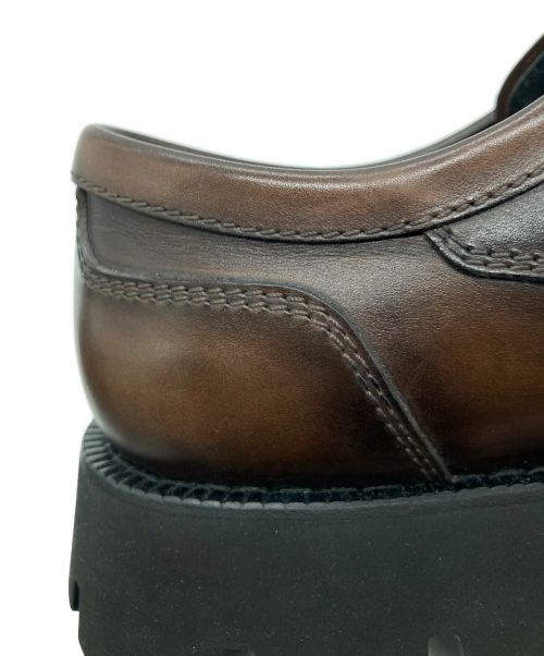 Berluti（ベルルッティ）Berluti (ベルルッティ) ツイストレザーダービーシューズ ブラウン サイズ:8 1/2の古着・服飾アイテム