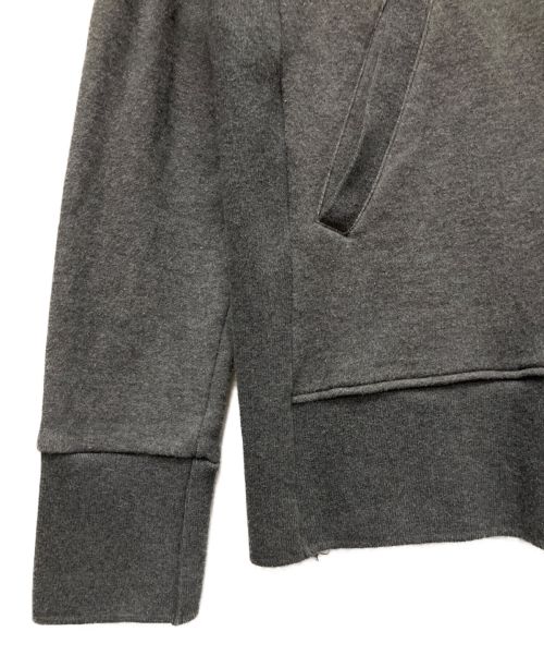 THOM BROWNE. NEW YORK（トムブラウン ニューヨーク）THOM BROWNE. NEW YORK (トムブラウンニューヨーク) CLASSIC FULL ZIP HOODIE4BAR ジップアップ フーディー ダークグレー サイズ:5の古着・服飾アイテム