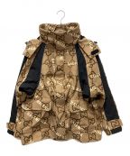 GUCCI×BALENCIAGAグッチ×バレンシアガ）の古着「The Hacker Project Hacker Jumbo GG Jacket」｜ベージュ