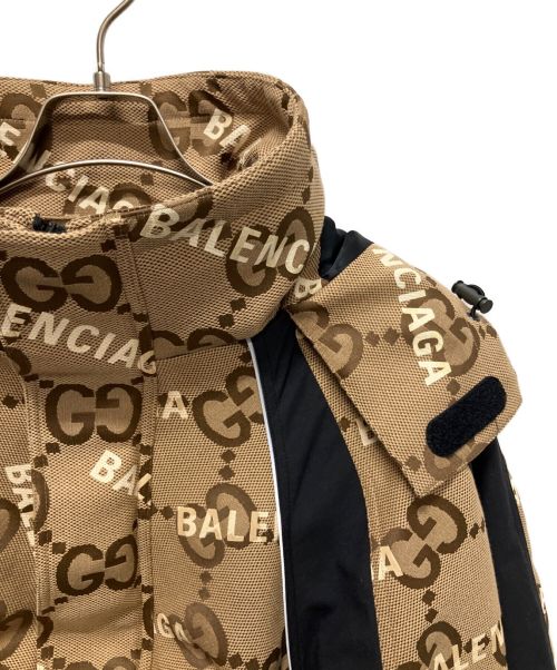 GUCCI×BALENCIAGA（グッチ×バレンシアガ）GUCCI×BALENCIAGA (グッチ×バレンシアガ) The Hacker Project Hacker Jumbo GG Jacket ベージュ サイズ:40の古着・服飾アイテム