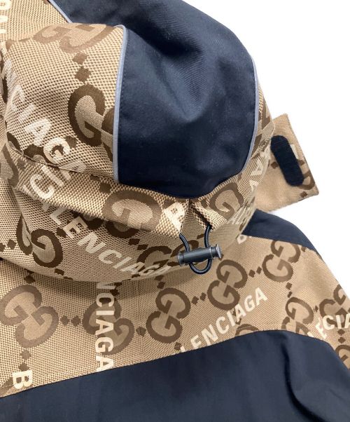 GUCCI×BALENCIAGA（グッチ×バレンシアガ）GUCCI×BALENCIAGA (グッチ×バレンシアガ) The Hacker Project Hacker Jumbo GG Jacket ベージュ サイズ:40の古着・服飾アイテム