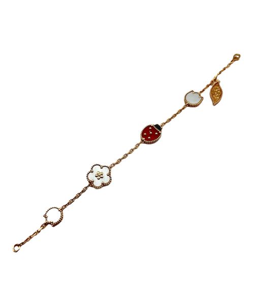 VAN CLEEF & ARPELS（ヴァンクリーフ＆アーペル）VAN CLEEF & ARPELS (ヴァンクリーフ＆アーペル) ラッキースプリング ブレスレット 5モチーフ サイズ:ラッキーの古着・服飾アイテム