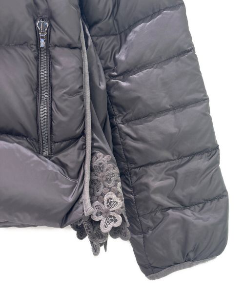 MONCLER（モンクレール）MONCLER (モンクレール) MARGUERITES GIUBBOTTO/ダウン ジャケット ライトグレー サイズ:164cmの古着・服飾アイテム