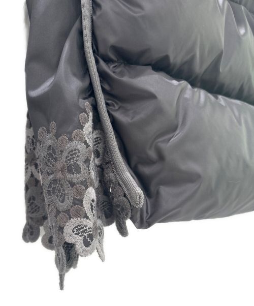MONCLER（モンクレール）MONCLER (モンクレール) MARGUERITES GIUBBOTTO/ダウン ジャケット ライトグレー サイズ:164cmの古着・服飾アイテム