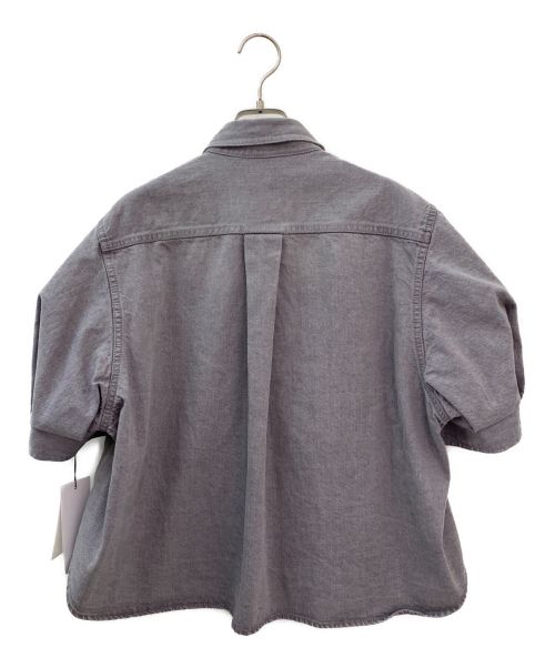 sacai（サカイ）sacai (サカイ) ショートスリーブデニムシャツ グレー サイズ:3 未使用品の古着・服飾アイテム