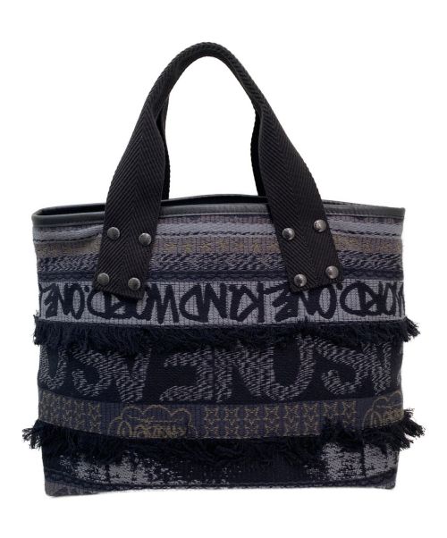 sacai（サカイ）sacai (サカイ) Jacquard Tote Medium ブラックの古着・服飾アイテム
