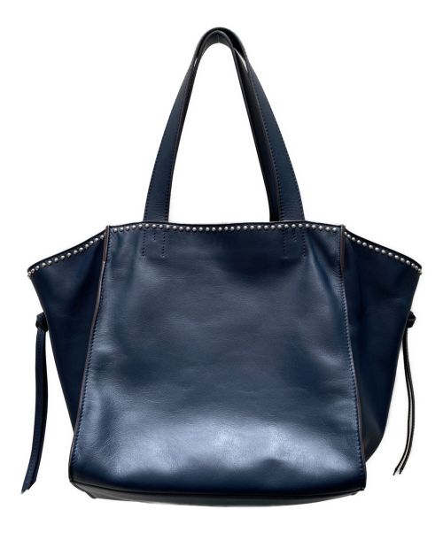 J&M DAVIDSON（ジェイ＆エム デヴィッドソン）J&M DAVIDSON (ジェイ＆エム デヴィッドソン) BELLE L WITH STUDS/トートバッグ ネイビー サイズ:Lの古着・服飾アイテム