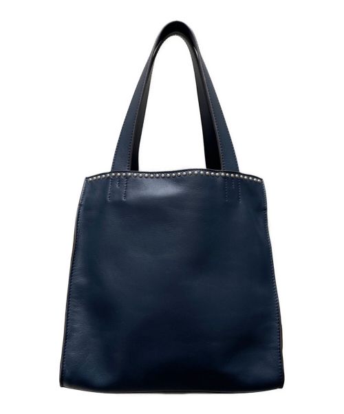 J&M DAVIDSON（ジェイ＆エム デヴィッドソン）J&M DAVIDSON (ジェイ＆エム デヴィッドソン) BELLE L WITH STUDS/トートバッグ ネイビー サイズ:Lの古着・服飾アイテム