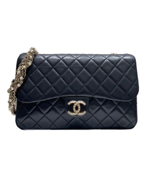 CHANEL（シャネル）CHANEL (シャネル) マトラッセ 25 チェーンショルダーバッグ ブラック サイズ:25の古着・服飾アイテム