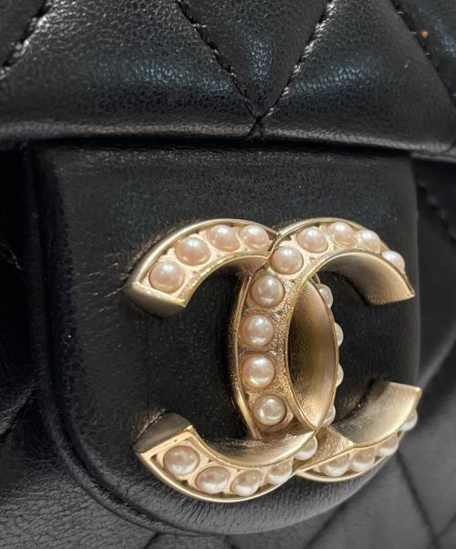 CHANEL（シャネル）CHANEL (シャネル) マトラッセ 25 チェーンショルダーバッグ ブラック サイズ:25の古着・服飾アイテム