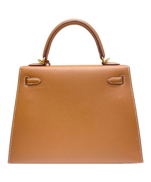 HERMES（エルメス）HERMES (エルメス) ケリー 25 外縫い ゴールド金具 ゴールド サイズ:25の古着・服飾アイテム