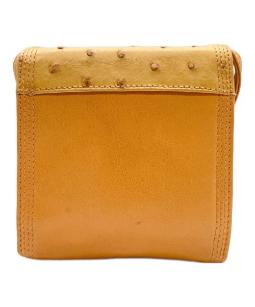 LOEWE（ロエベ）LOEWE (ロエベ) アナグラムミニショルダーポーチ オレンジの古着・服飾アイテム