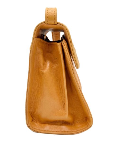 LOEWE（ロエベ）LOEWE (ロエベ) アナグラムミニショルダーポーチ オレンジの古着・服飾アイテム