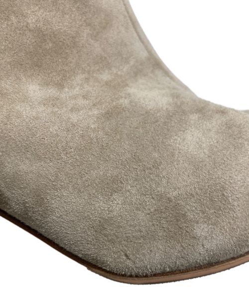 Manolo Blahnik（マノロブラニク）Manolo Blahnik (マノロブラニク) ヒールブーティ ベージュ サイズ:39の古着・服飾アイテム
