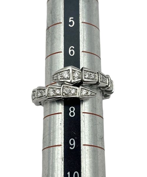 BVLGARI（ブルガリ）BVLGARI (ブルガリ) セルペンティ ヴァイパー リング フルダイヤ サイズ:S/7号の古着・服飾アイテム