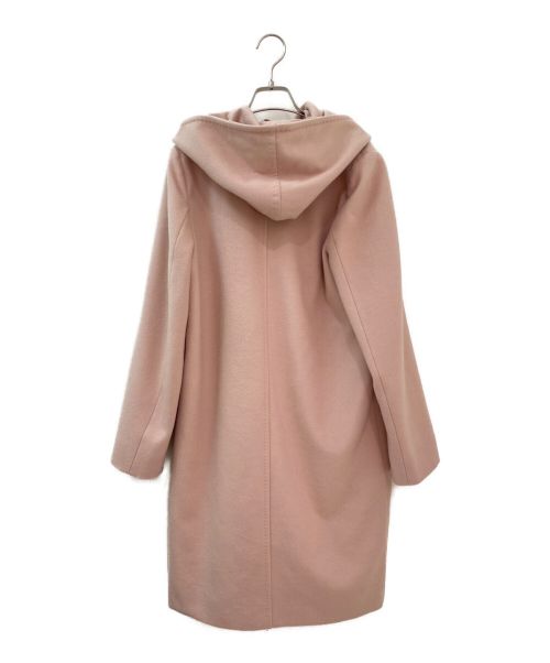 Max Mara Studio（マックスマーラ ストゥディオ）Max Mara Studio (マックスマーラ ストゥディオ) ベルト付フードコート ピンク サイズ:36の古着・服飾アイテム