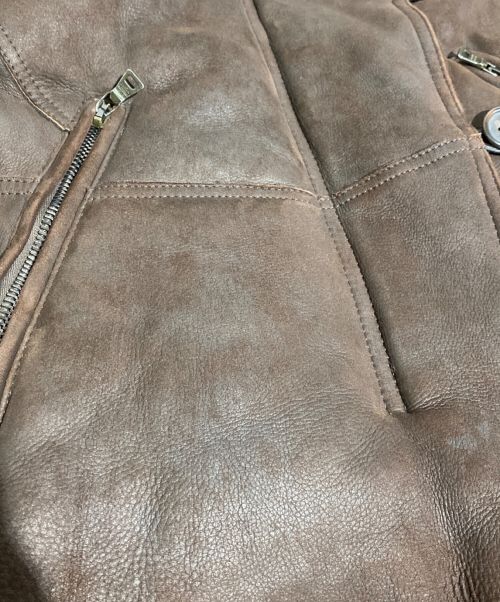 PRADA SPORTS（プラダスポーツ）PRADA SPORTS (プラダスポーツ) ムートンジャケット ブラウン サイズ:44の古着・服飾アイテム
